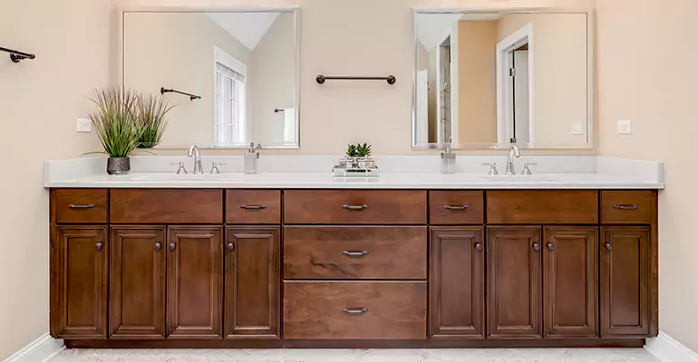 Bathroom Cabinet Renovation in Columbus