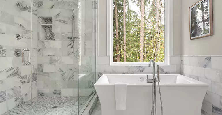 Bathtub to Tile Shower Conversion in Columbus